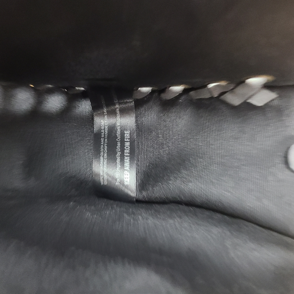 Anthropologie Bag Marla Circle Whipstitched Gray Body Brass Hardware Boho Large - Picture 14 of 14